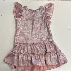 Old Navy Shiny Flutter-Sleeve Tiered Party  Dress 2